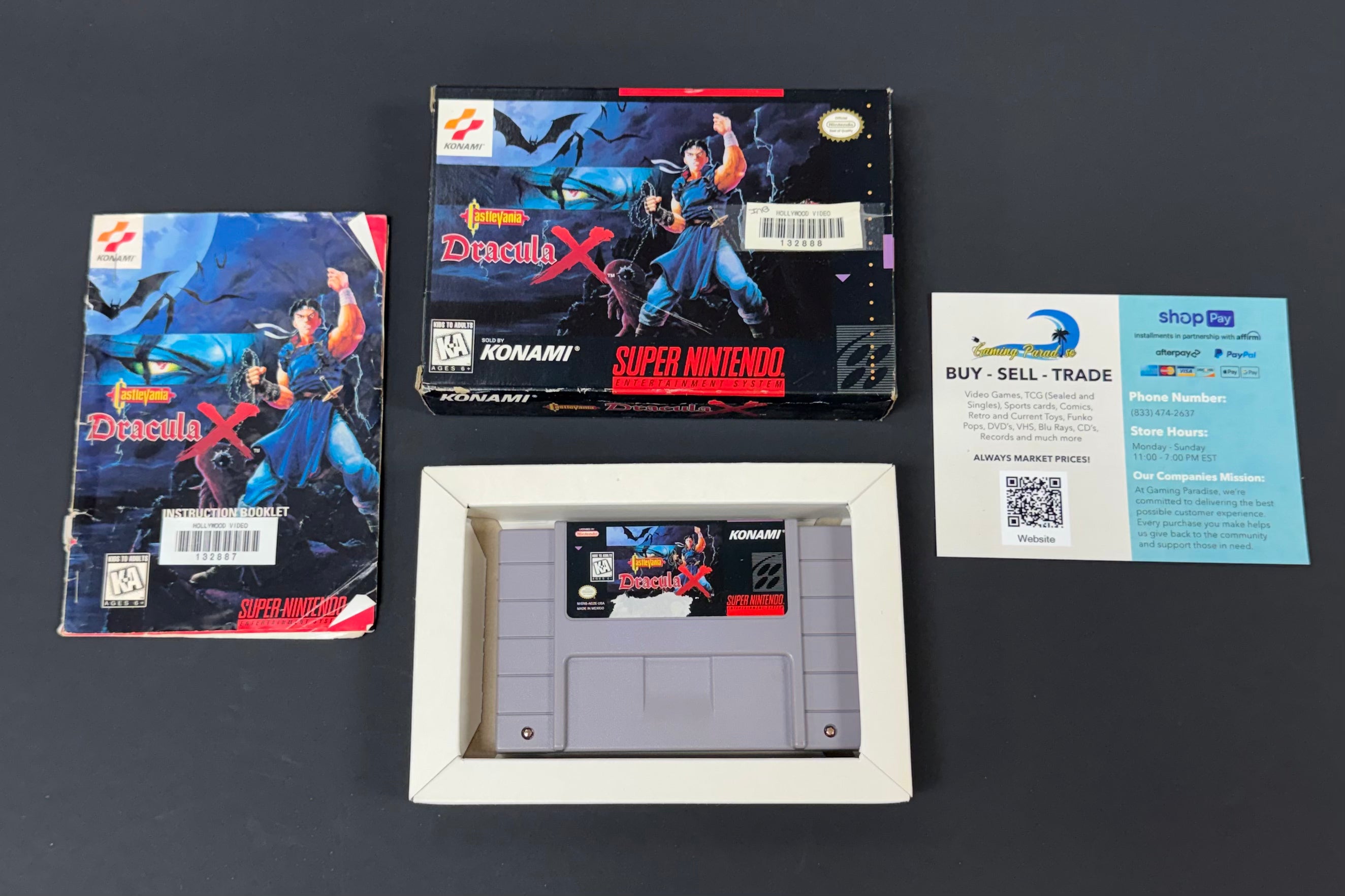Castlevania Dracula X Super Nintendo CL 01