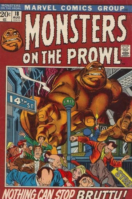 Monsters on the Prowl #18 (1972) VF- 7.5  - Comic