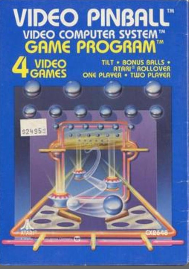 Video Pinball - Cart Only - Atari 2600