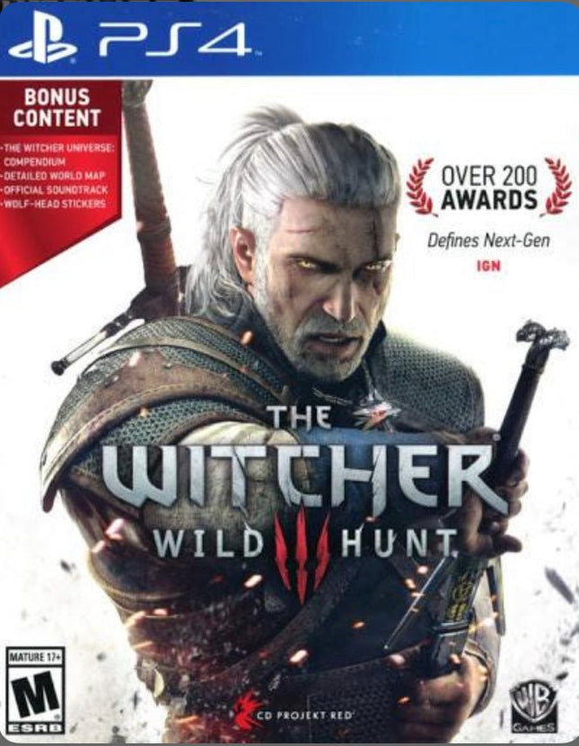 The Witcher 3 Wild Hunt - Complete In Box - PlayStation 4