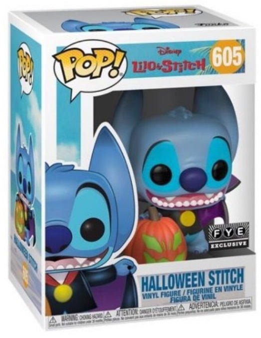 Disney: Halloween Stitch #605 (FYE Exclusive) - With Box - Funko Pop