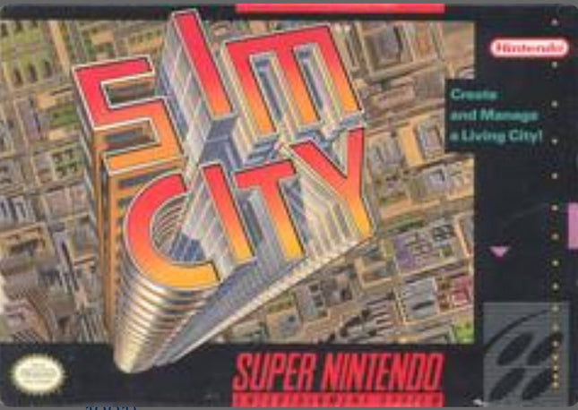 Sim City - Cart Only - Super Nintendo
