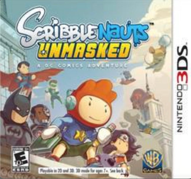 Scribblenauts Unmasked: A DC Comics Adventure - Complete In Box - Nintendo 3DS