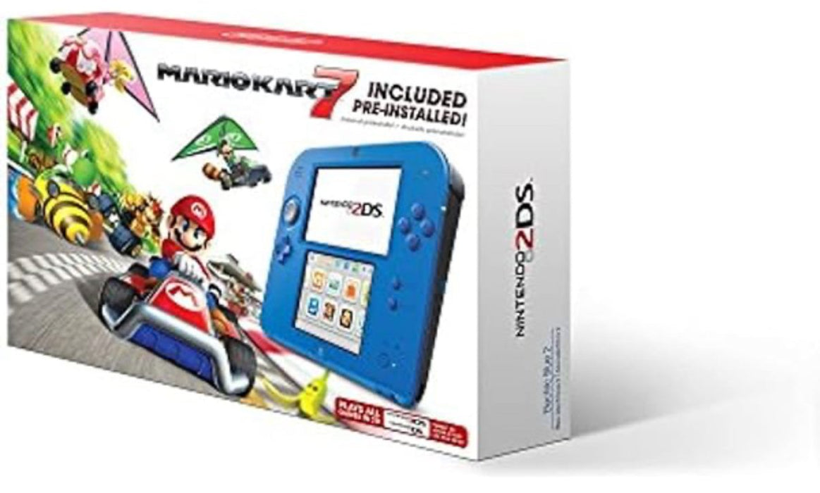Mario Kart 7 2DS Electric Blue - BOX ONLY (Damaged)