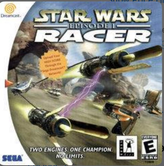 Star Wars Racer - Complete In Box - Sega Dreamcast
