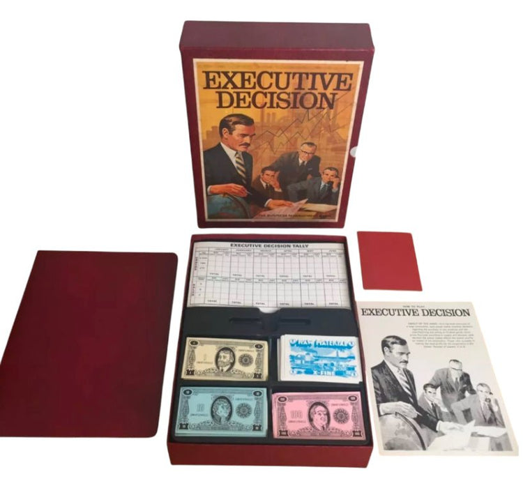Executive Decision The Business Management Game (1971) - Pre-Owned - Board Games