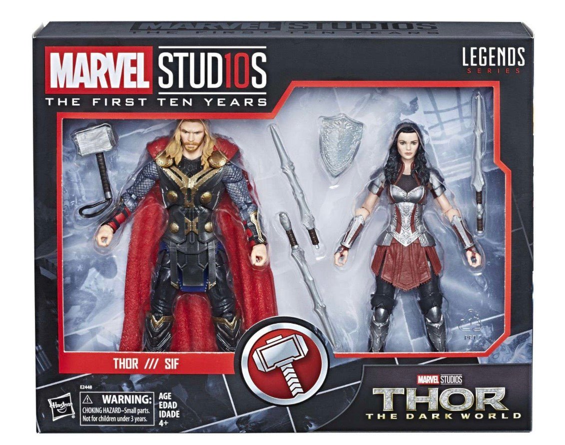 Marvel Studios: The First Ten Years Marvel Legends Lady Sif & Thor (2017) (Damaged) (New)
