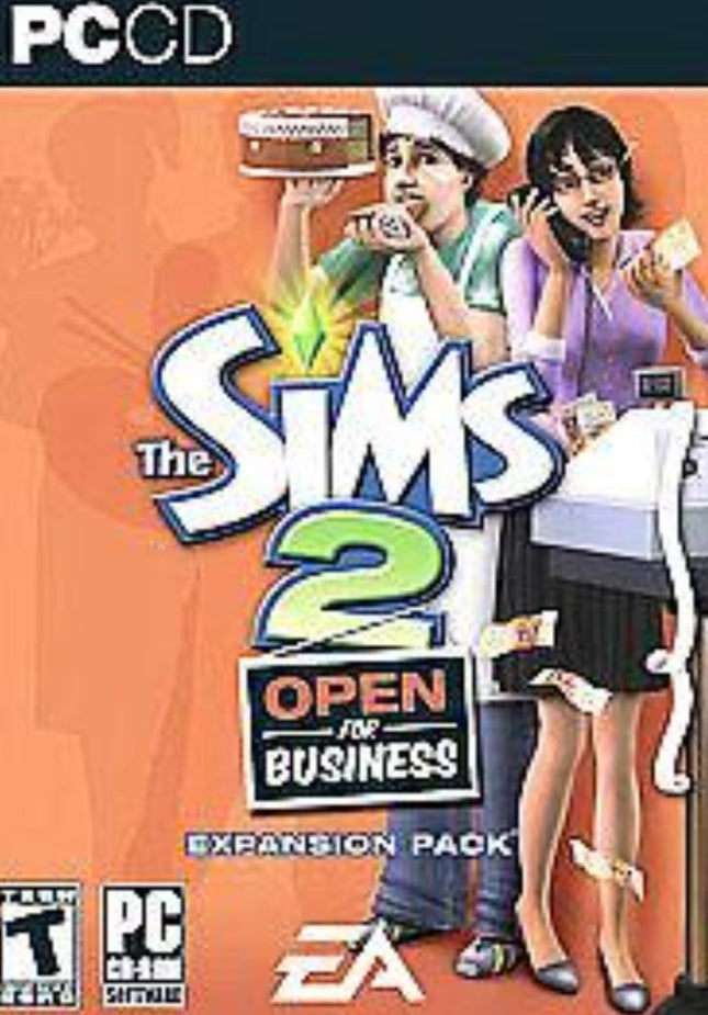 The Sims 2 Open For Business (Expansion Pack) - Complete In Box - PC Game