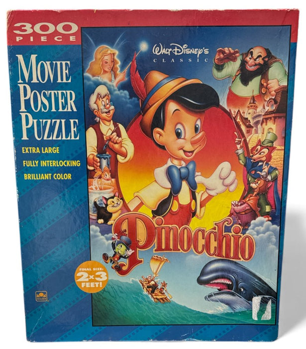 Pinocchio Movie Poster Puzzle 300 Piece - Pre-Owned - Puzzle