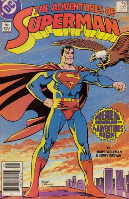 Adventures of Superman #424 Newsstand Edition (1986) VF- 7.5  - Comic