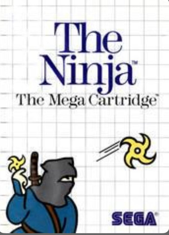 The Ninja - Box And Cart - Sega Master System