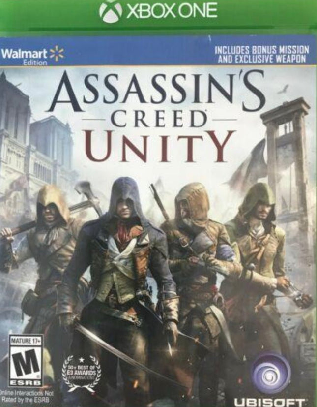 Assassin’s Creed Unity ( Walmart Edition ) - Complete In Box - Xbox One