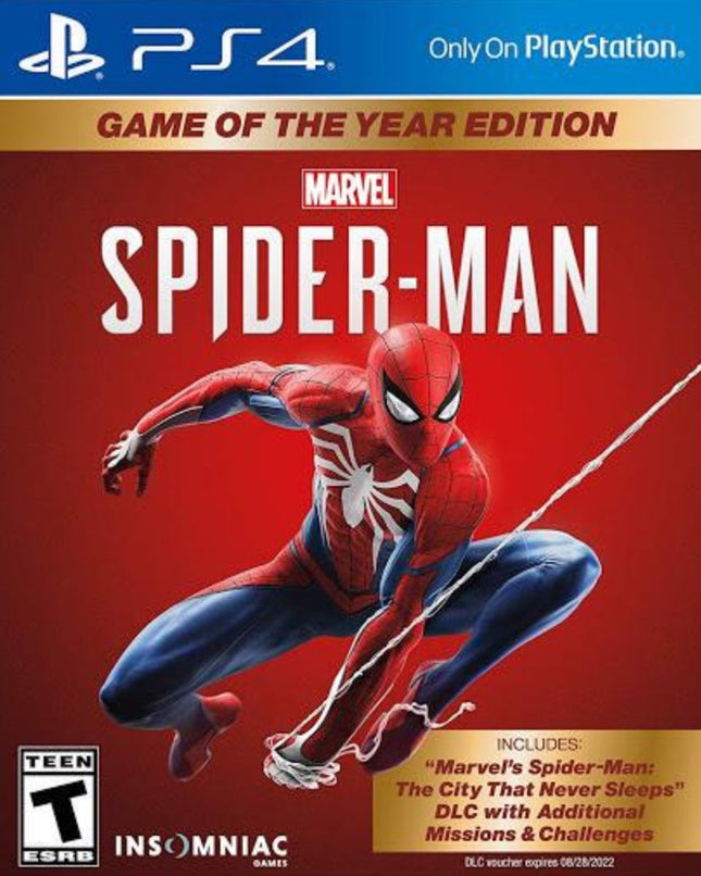 Spiderman Game Of The Year Edition - Complete In Box - PlayStation 4
