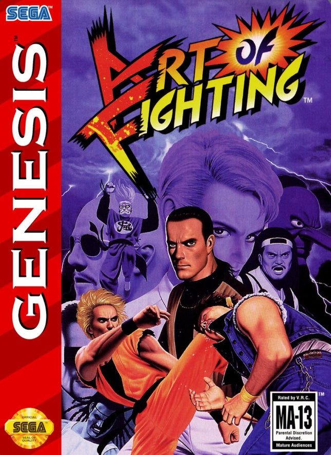 Art Of Fighting - Cart Only - Sega Genesis