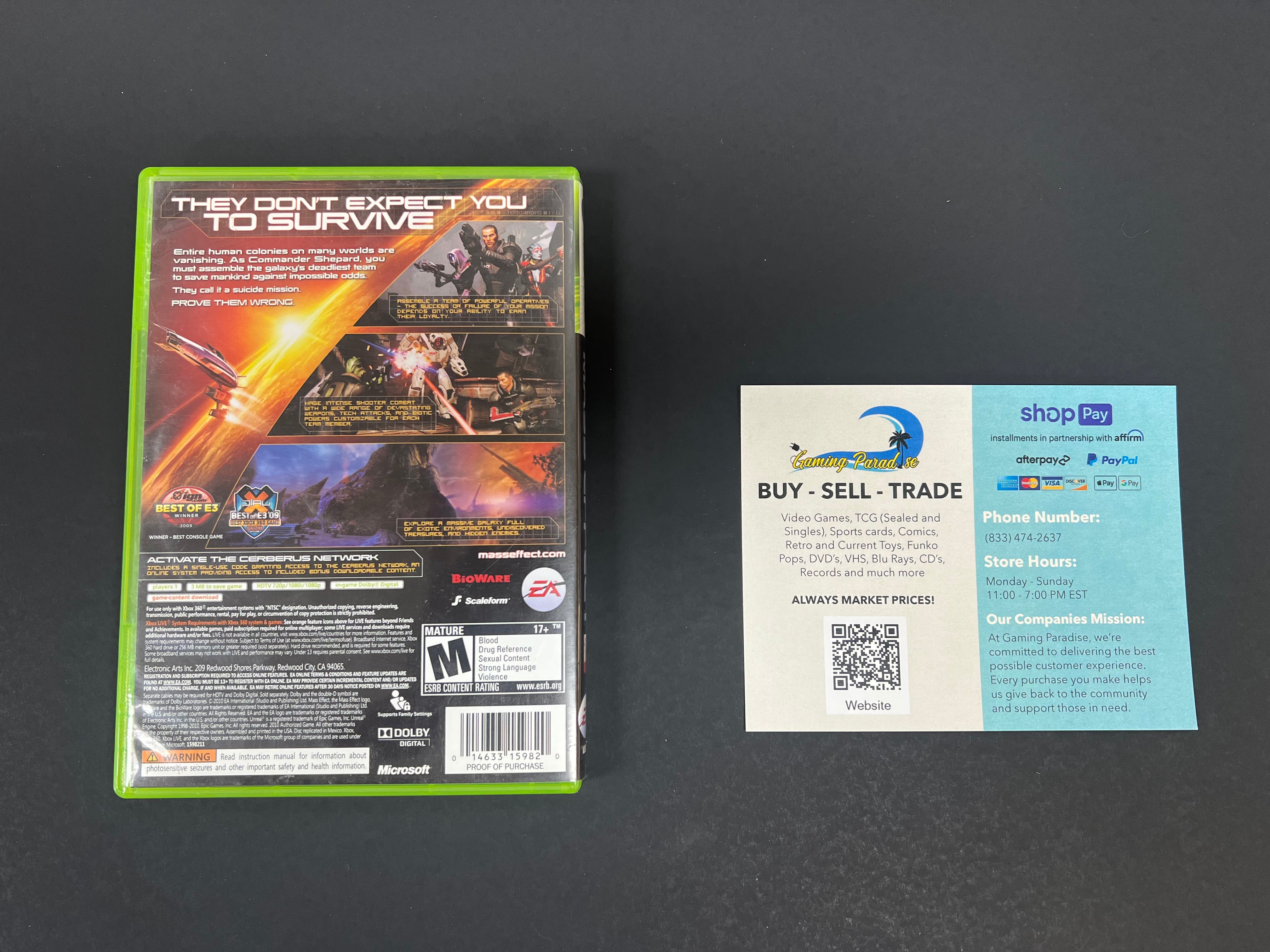 Mass Effect 2 Xbox 360 CL 01