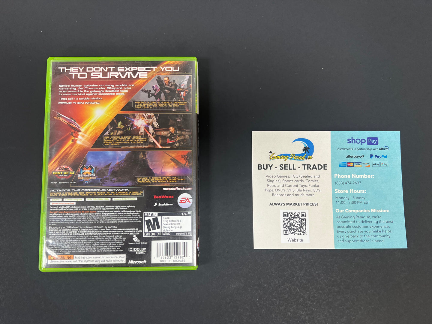 Mass Effect 2 Xbox 360 CL 01