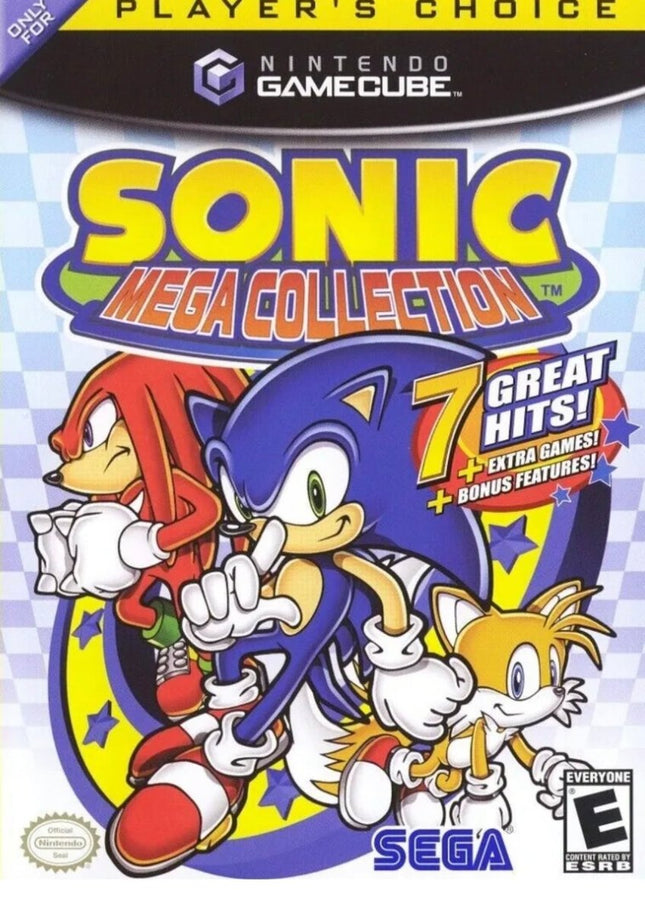 Sonic Mega Collection (Player’s Choice) - Box And Disc - Gamecube