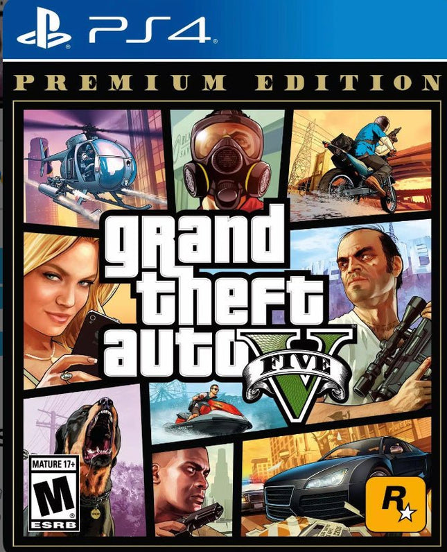 Grand Theft Auto V ( Premium Edition ) - Complete In Box - PlayStation 4