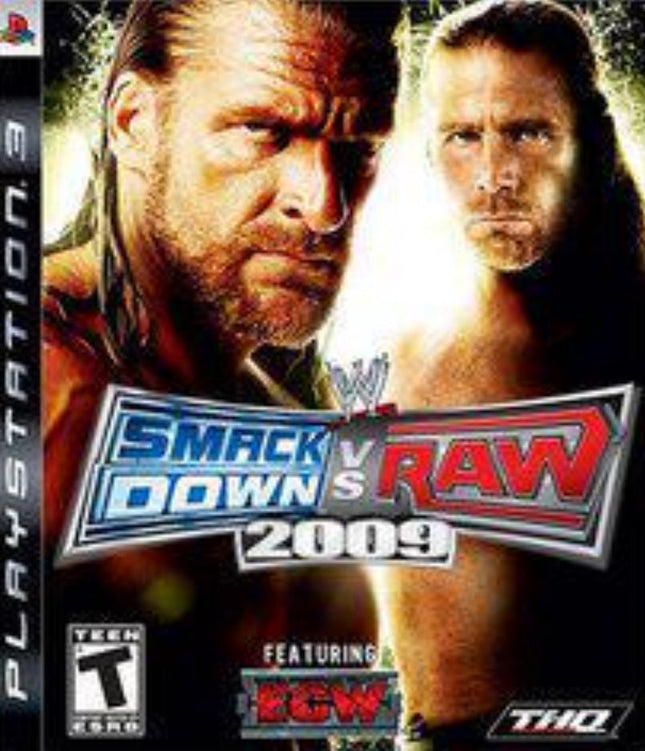 WWE Smackdown Vs. Raw 2009 - Complete In Box - PlayStation 3