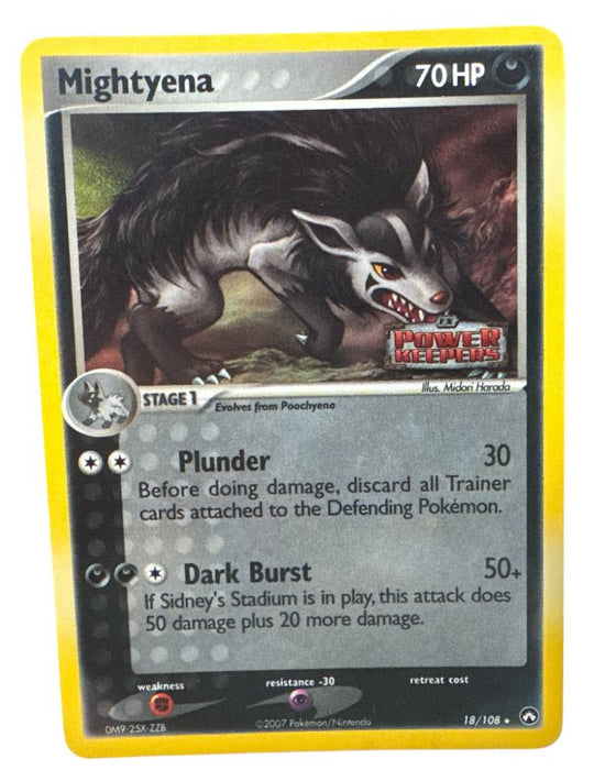 Mightyena (Power Keepers) - 18/108(Holofoil) - MP