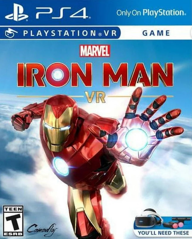 Marvel Iron Man VR ( Game Only ) - Complete In Box - PlayStation 4