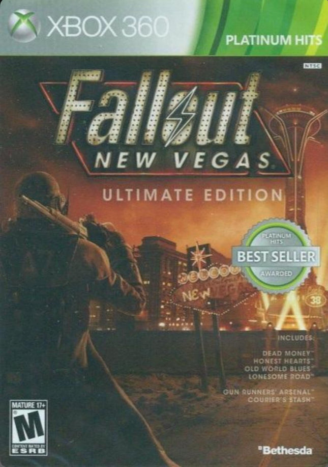 Fallout New Vegas ( Ultimate Edition ) (Platinum Hits ) - Complete In Box - Xbox 360