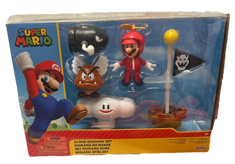 Super Mario Cloud Diorama Set - New - Toys