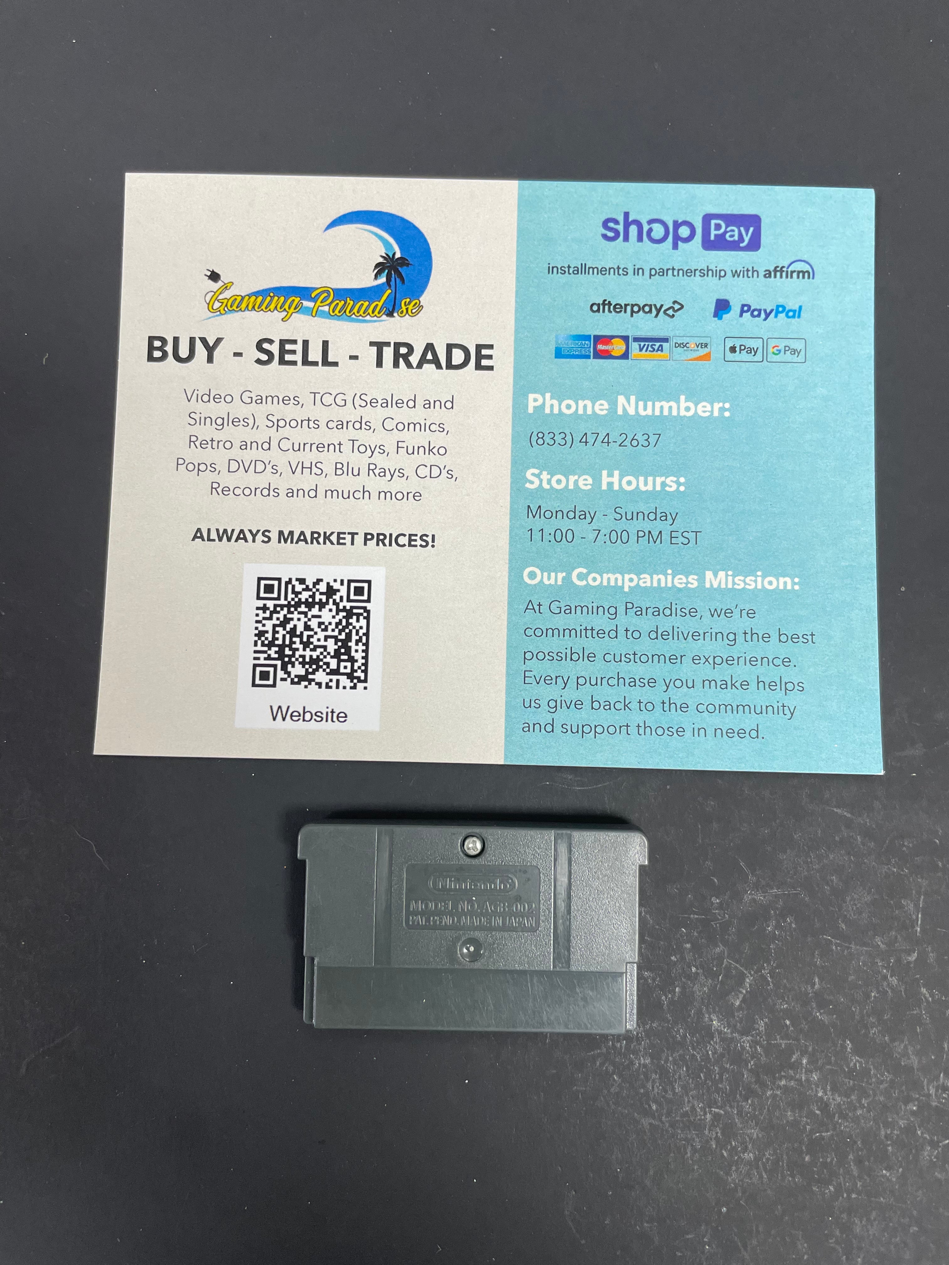 Mat Hoffman's Pro BMX GameBoy Advance CL 01