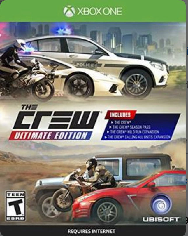 The Crew Ultimate Edition - Complete In Box - Xbox One