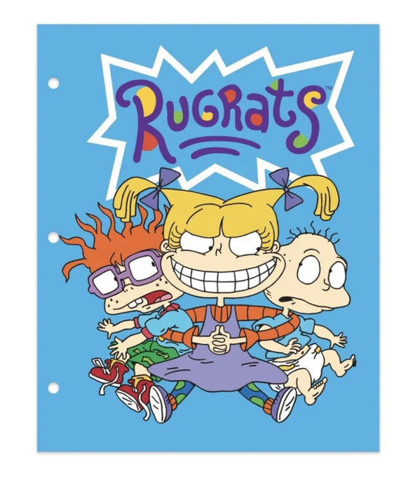 Nickelodeon Rugrats Stationery Bundle 3-Ring Binder Folder Notebook Composition - Office & School Supplies