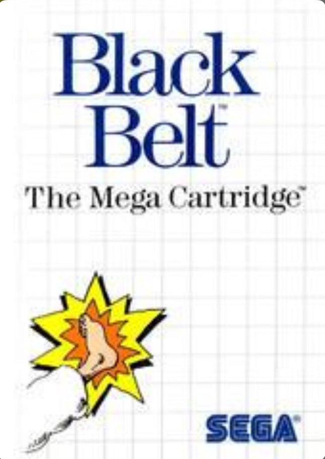 Black Belt - Cary Only - Sega Master System