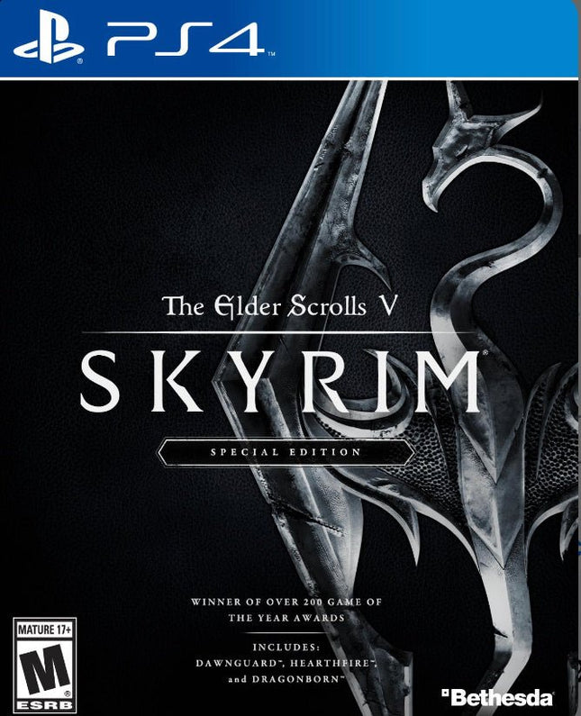 Elder Scrolls V : Skyrim Special Edition - Complete In Box - PlayStation 4