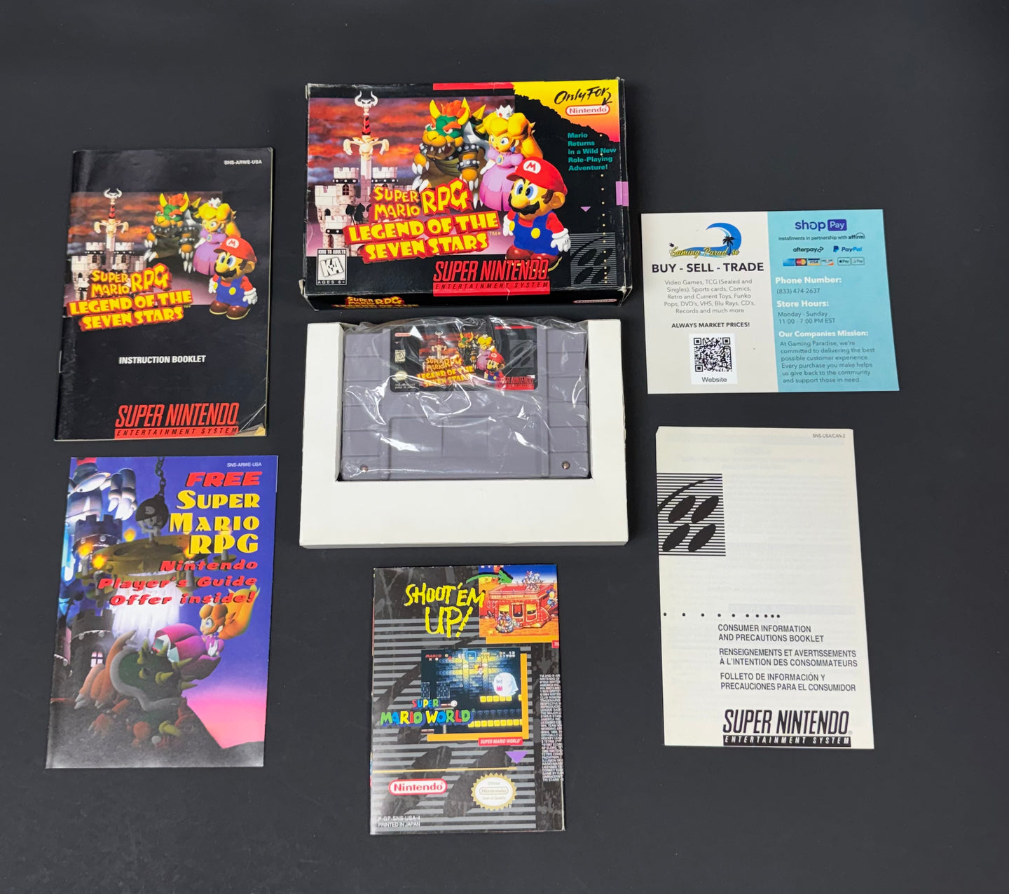 Super Mario RPG Super Nintendo CL 01