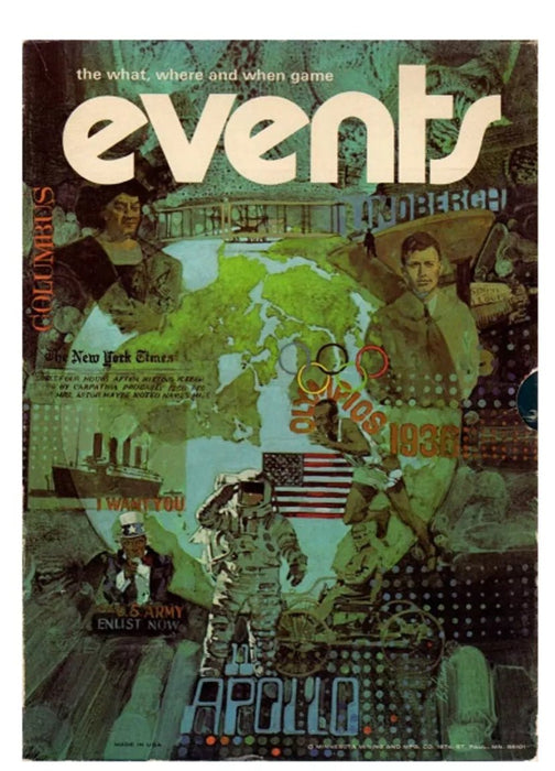 Events The Game Of Historic Happenings (1974) - Pre-Owned - Board Games