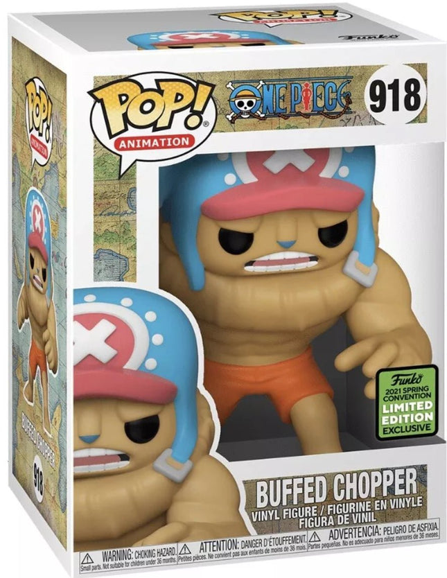 One Piece: Buffed Chopper (2021 Spring Convention Limited Edition) #918 - With Box - Funko Pop