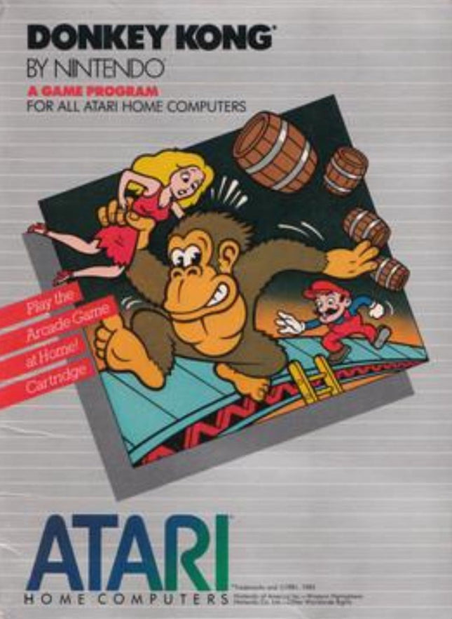 Donkey Kong - Box And Cart Only - Atari 400