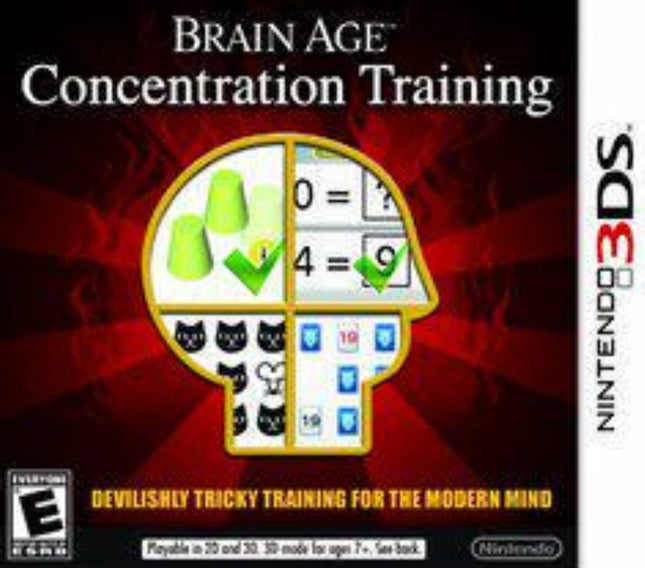 Brain Age: Concentration Training - Cart Only - Nintendo 3DS