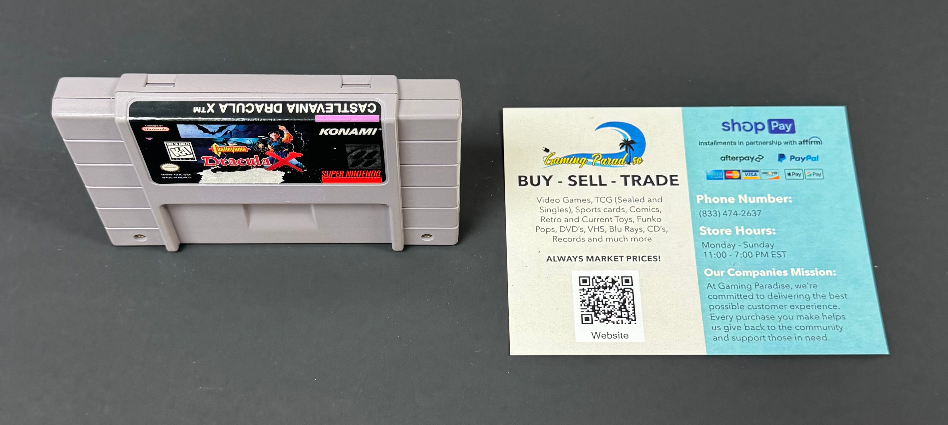 Castlevania Dracula X Super Nintendo CL 01