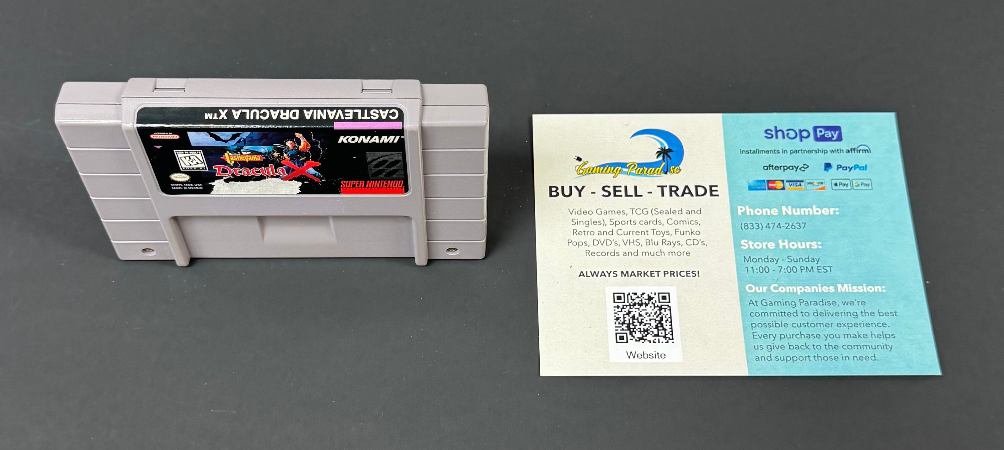Castlevania Dracula X Super Nintendo CL 01