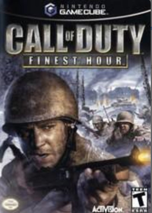 Call Of Duty Finest Hour - Box And Disc Only - Gamecube