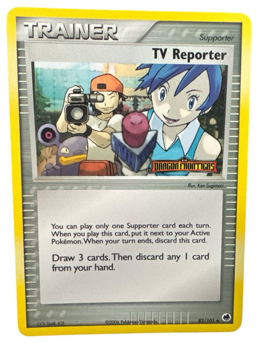 TV Reporter (Dragon Frontiers) - 82/101 (Holofoil) - MP