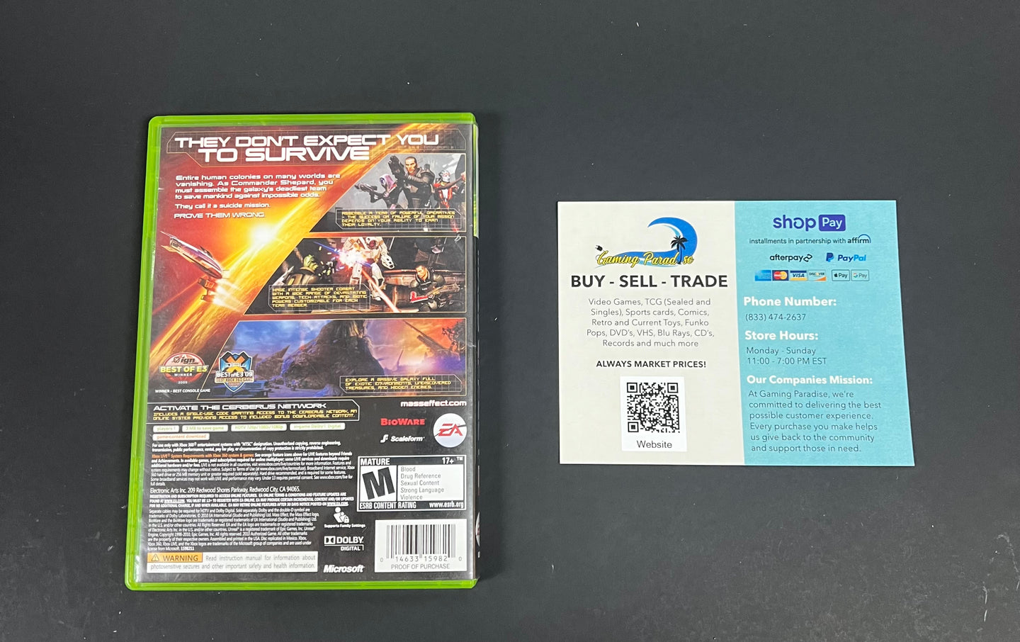 Mass Effect 2 Xbox 360 CL 10