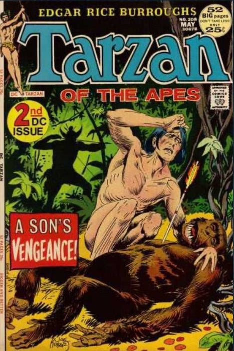 Edgar Rice Burroughs' Tarzan #208 (1972) FN 7  - Comic
