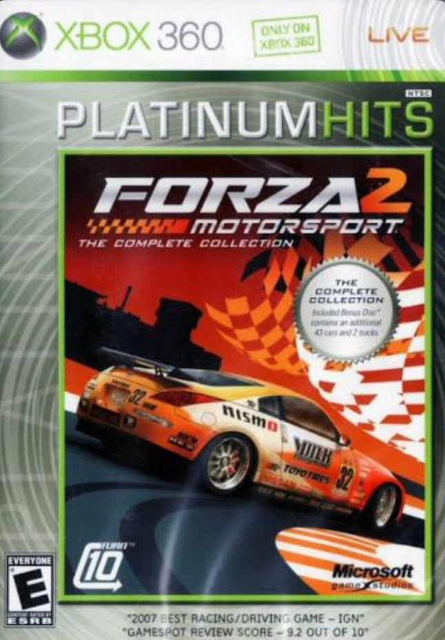 Forza Motorsport 2 (Platnium Hits) - Complete In Box - Xbox 360