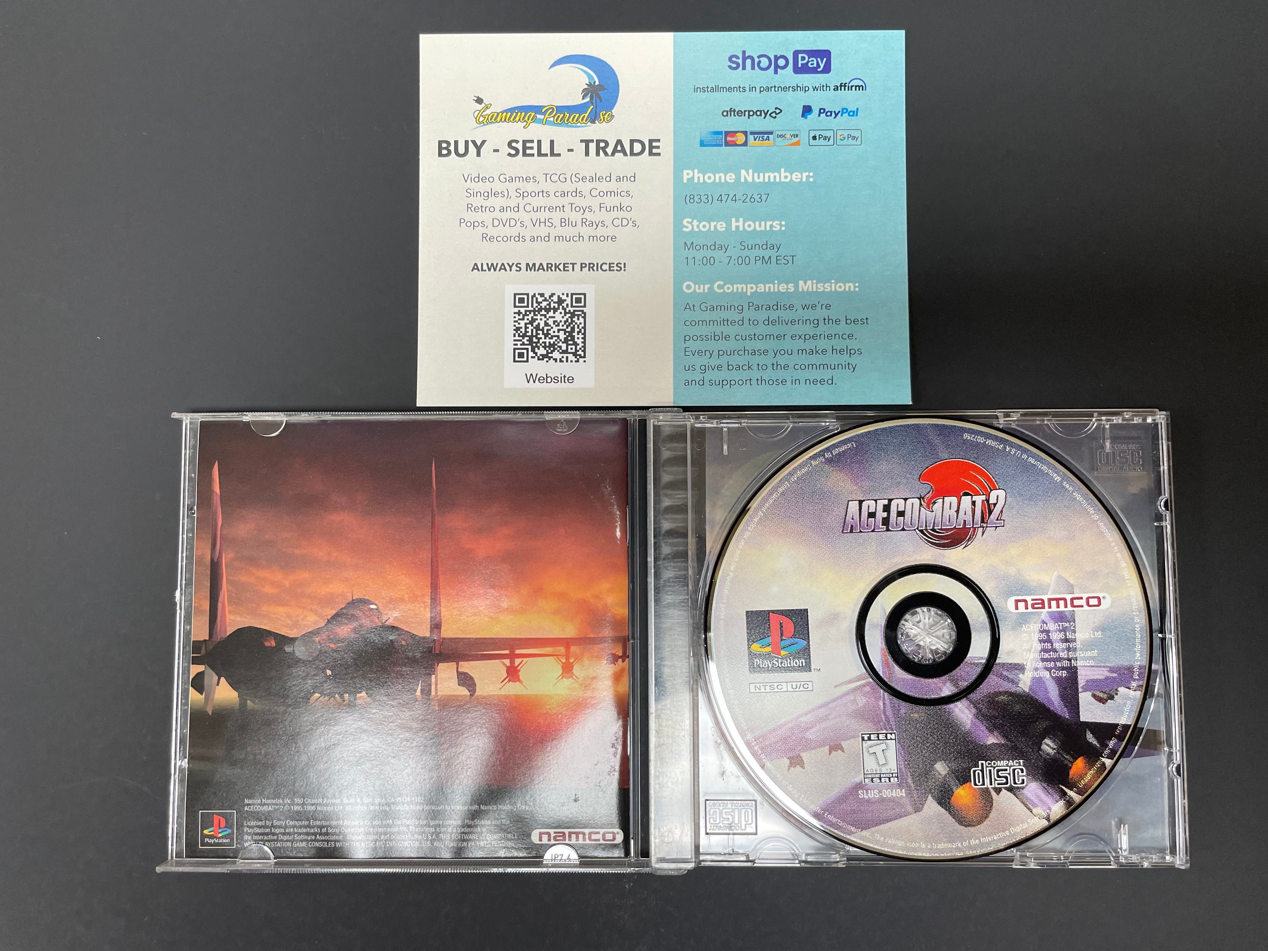 Ace Combat 2 PlayStation One CL 01