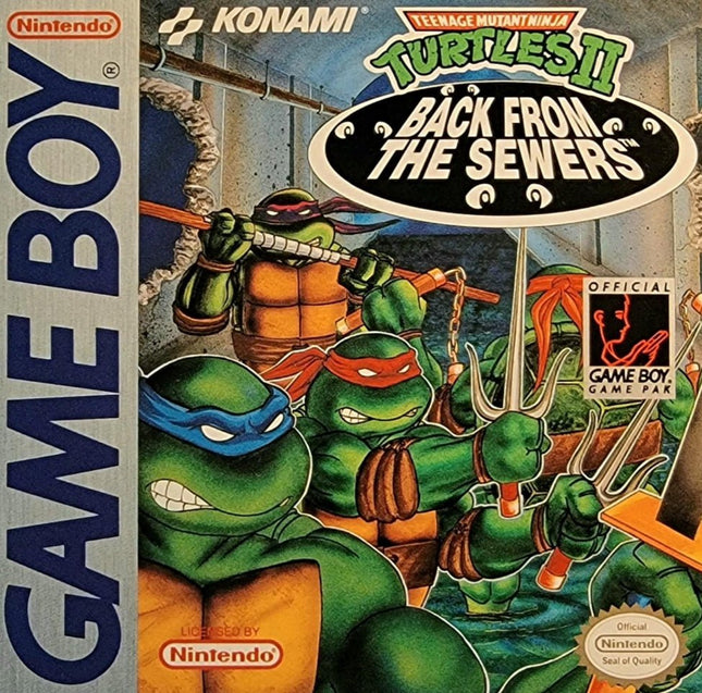 Teenage Mutant Ninja Turtles II Back From The Sewers - Cart Only - GameBoy