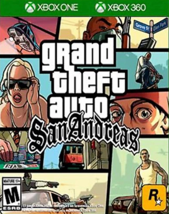 Grand Theft Auto San Andreas - Complete In Box - Xbox One