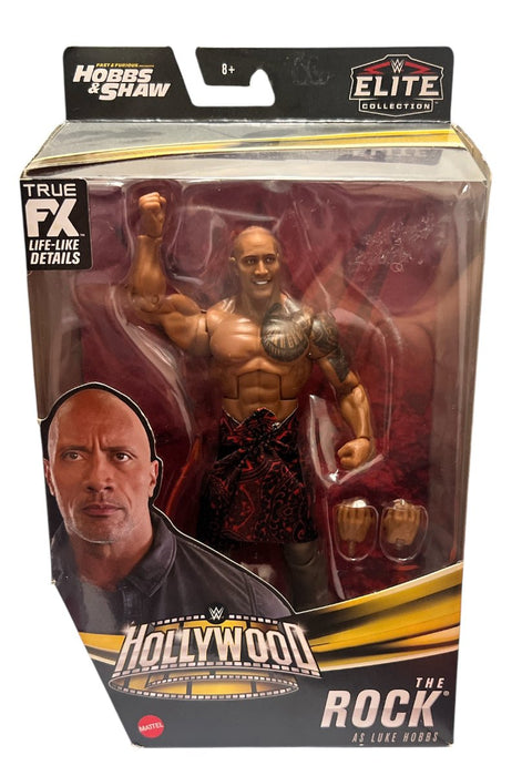 Hobbs & Shaw WWE Elite Collection WWE Hollywood (The Rock As Luke Hobbs) - New - Toys