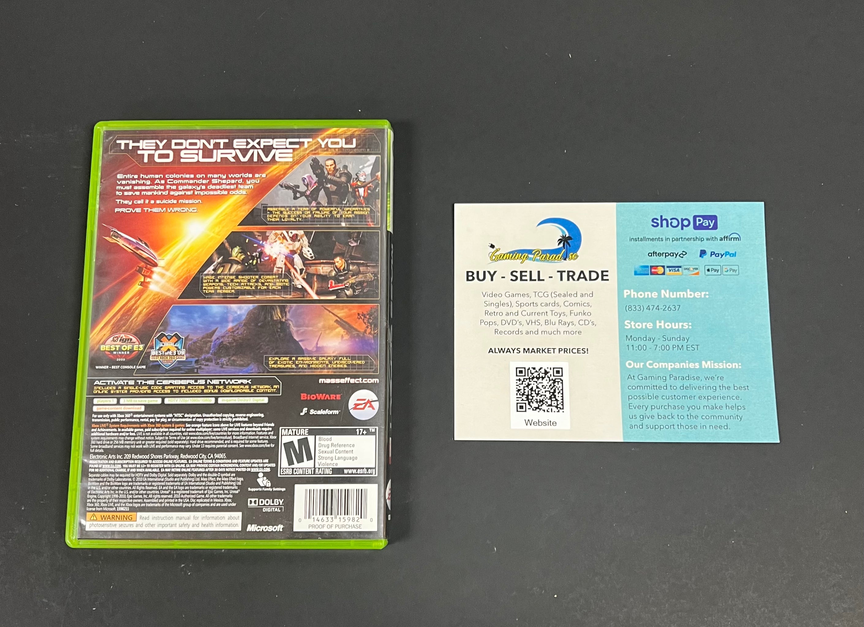 Mass Effect 2 Xbox 360 CL 13