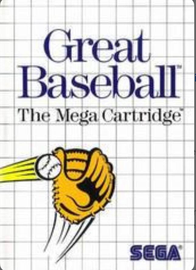 Great Baseball - Complete In Box - Sega Master System